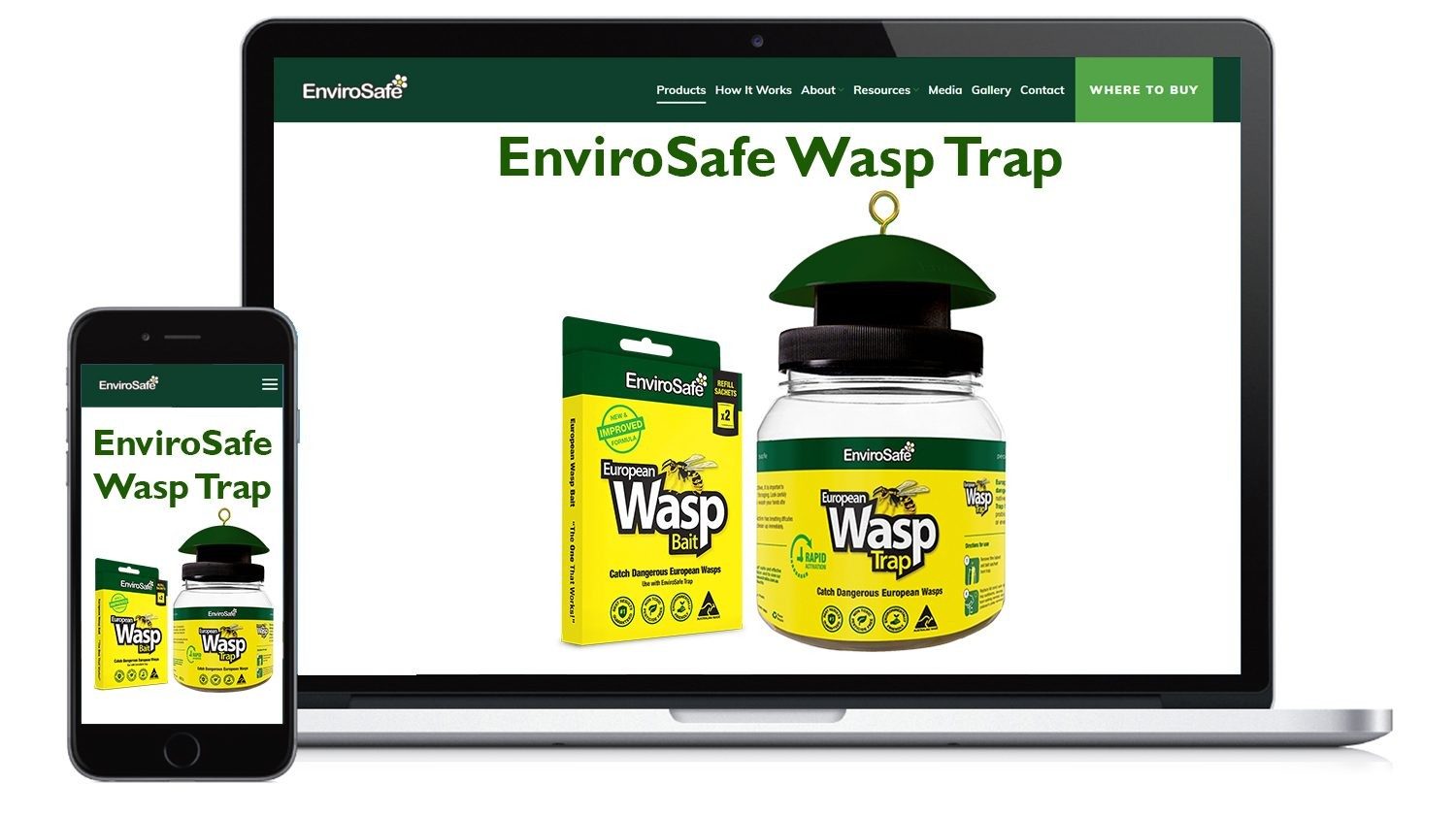 EnviroSafe Wasp Trap and Bait